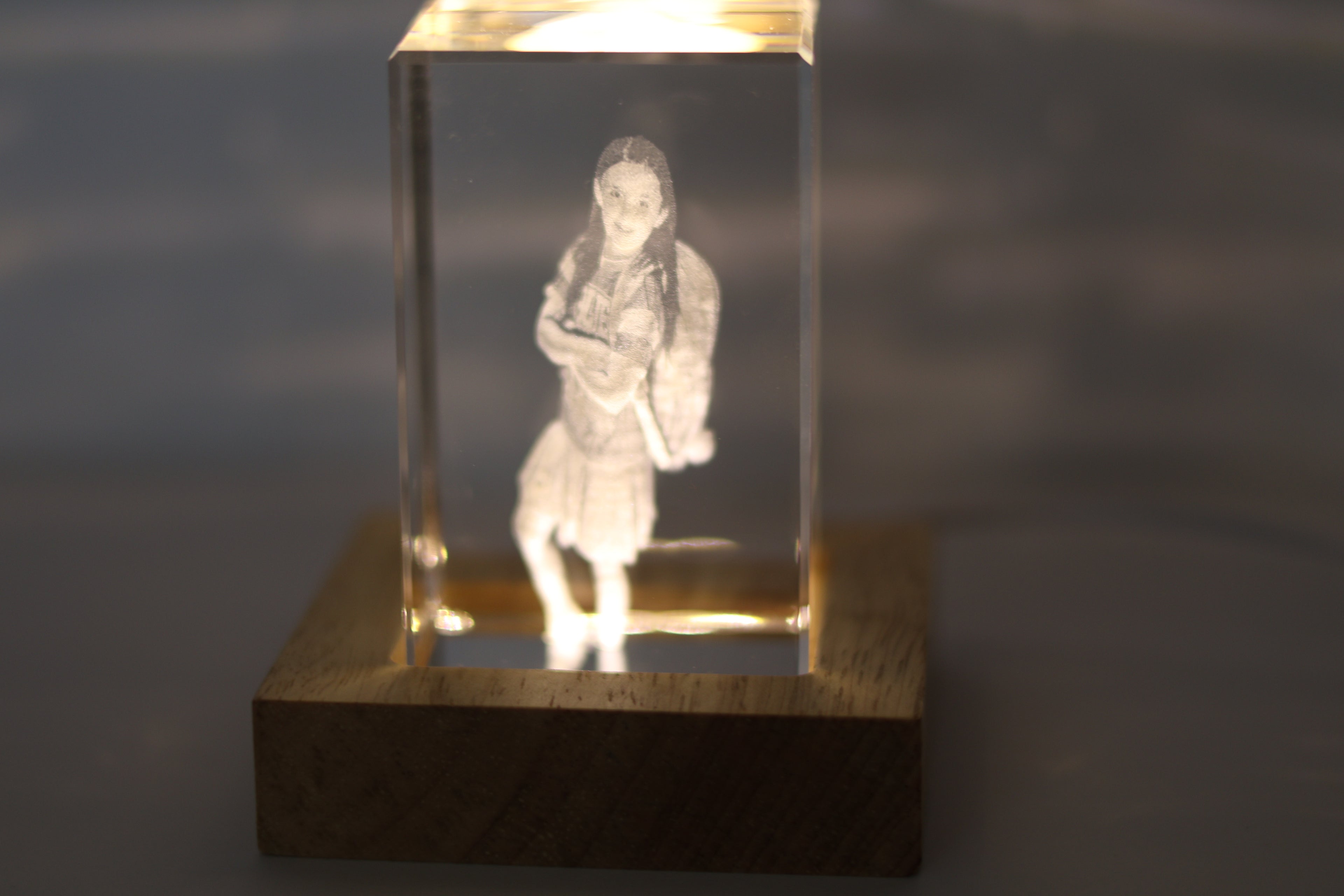 Custom K9 Crystal engraving