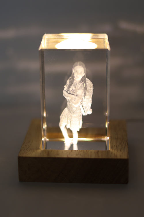 Custom K9 Crystal engraving